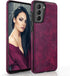 LOHASIC Galaxy S21 5G Case for Women, Slim Leather Elegant Luxury PU Flexible Bumper Rugged Non-Slip Grip