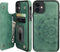 Vaburs Compatible with iPhone 11 Case Wallet, Embossed Mandala Pattern Flower, PU Leather Flip Shockproof Cover