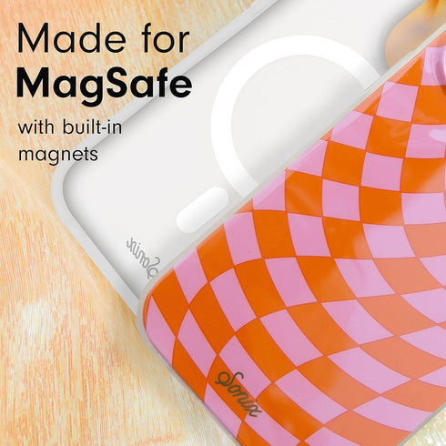 Sonix Case for iPhone 13 Pro | Checkmate Pink | 10ft Drop Tested | Compatible with MagSafe