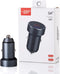 36W Mini Fast Car Charger Adapter Dual USB Type C PD 3.0 + USB A QC4.0 with LED Voltmeter