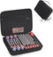 Battery Organizer Storage Case for AA AAA C D 9V, for 7