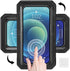 Waterproof Shower Phone Holder, Wall Mounted 360° Rotation, Anti-Fog HD Touch Screen Case for 4" to 7" Cell Phones in