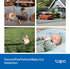 Tapo 3K 5MP 360 2.4 360 Pan/Tilt Indoor/Outdoor Security Camera, Free Person/Vehicle/Baby Cry Detect & Motion Track