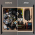 tomtoc Electronics Organizer Travel Case, Water Resistant Travel Bag Cable Organizer for Essentials, Tech Pouch