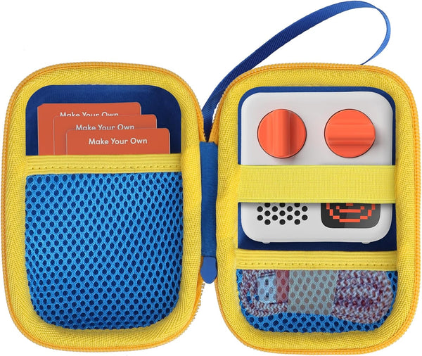 Hard Case for Yoto Mini Kids Audio Music Player - Compatible Children Speaker Plays Audiobook Cards Radio (Blue +
