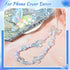 Neptniopllab Phone Charms Strap-Pink Bow Strawberry Cherry Charm Strap Universal Lanyard Chain String for Phone Case