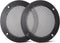 Facmogu 2PCS 6.5in Audio Speaker Mesh Cover with Black Wire Mesh & Metal Glossy for Loudspeaker