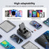Deeyaple 3 in 1 Wireless Bluetooth Speaker with Loud Alarm Clock, Cell Phone Stand, 12H Display Mic for Men/Women Gift