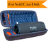 co2CREA Hard Travel Case for JBL Charge 4 / JBL Charge 5 Waterproof Bluetooth Speaker (Outside Black and Inside Blue)