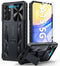 FNTCASE Samsung Galaxy A15-5G Case: Rugged Military Grade Shockproof Drop Protection Mobile Cover with Kickstand (Black)