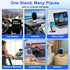 XSMNER 3.5mm 270 17/16/15 Magnetic Phone Holder for Car, Ultra Thin Foldable Car Phone Holder Mount, Anti-Shake Phone