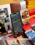Creative Masterpiece Painting Board Phone Stand for Stylish Desktop Display – Acrylic Decorations Set (Water Lilies -