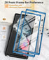 FNTCASE Samsung Galaxy S22 Ultra Case: Blue, Built-in Screen Protector, Kickstand, Belt-Clip Holster, Rugged Heavy Duty