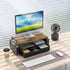 2-Tier gianotter Wood Monitor Stand Riser, Office Desk Shelf Organizer, Desk Organizer with Drawer and Pen Holder