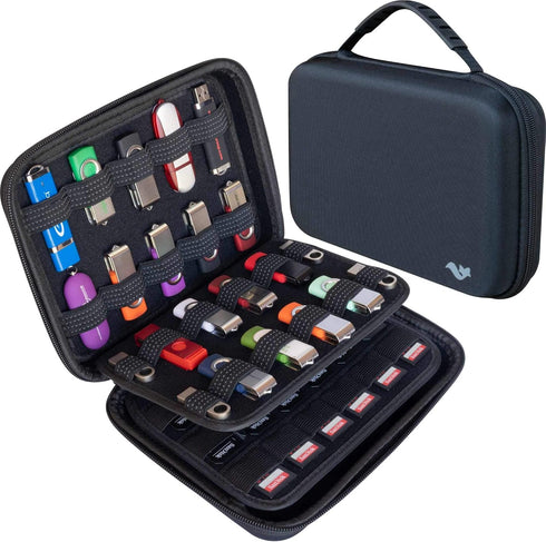 ButterFox Large Capacity USB Thumb Flash Pen Drive Storage Holder/Memory Card SD SDXC