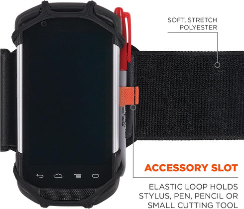 5545 Ergodyne Squids Armband, Wristband Scanner Mount, Adjustable to Fit Phones, Scanners, Mobile Computers, PDA