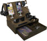 Nightstand Organizer - Bedside Holder for 2 Cellphones or 1 Tablet, Smart Watches, Headphones, Ideal Gifts for Men