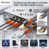 8 6ft, 40Gbps 2000MHz 26AWG Cat8 RJ45 PS5 Cat Ethernet Cable High Speed LAN Cables Shielded, Heavy Duty Outdoor Indoor