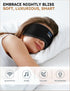 MUSICOZY Sleep Headphones Bluetooth 5.2 Headband Sleeping Eye Mask for Mom Women Men Wireless Music Earbuds Earphones for Side Sleepers Built-in HD Speakers Cool Gadgets Unique Gifts