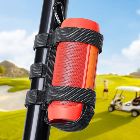 GOFORWILD Portable Speaker Mount, Waterproof Strap for Bluetooth Speakers, Compatible with Golf Cart