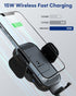 ZeeHoo Wireless Car Charger, 15W Fast Charging Auto Clamping Phone Mount for iPhone 15/14/13/12/11 Pro Max Xs, Etc.