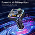 Syncwire Bluetooth 5.4 FM Transmitter Car Adapter, 42W, Dual-Mic, HiFi Bass Sound, Fast Charging, Wireless Music Adapter