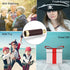Pirate 25x30 High Powered Zoomable Collapsible Monocular, Brass Spyglass Handheld Waterproof Telescope for Bird Watching