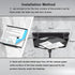 Invisible Wireless Charger, Under Desk Furniture Wireless Charging Pad 10W