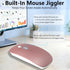 Kenvala 5.2/3.0 2.4G Wireless Mouse for MacBook & iPad, Bluetooth & USB-C/USB-A, Rechargeable Silent Slim Mouse