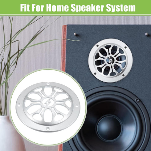 ACROPIX 3" Car Speaker Grills Cover | Round Audio Speaker Subwoofer Guard Protector (Pack of 4)