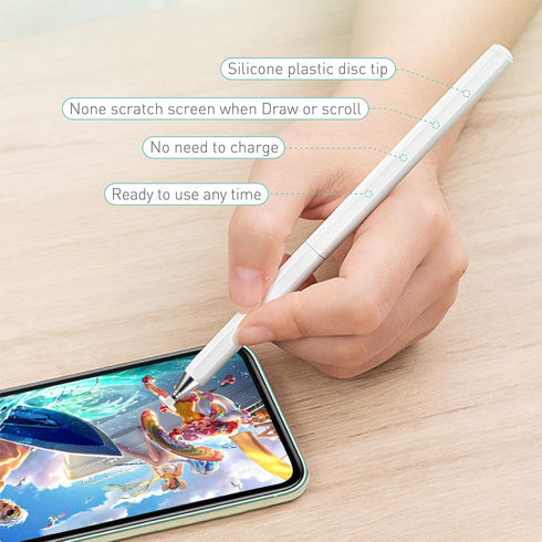 OASO Touch Screen Stylus, Universal High Sensitive & Precision Capacitive Disc Tip Pencil Touch Screen Pen for Apple