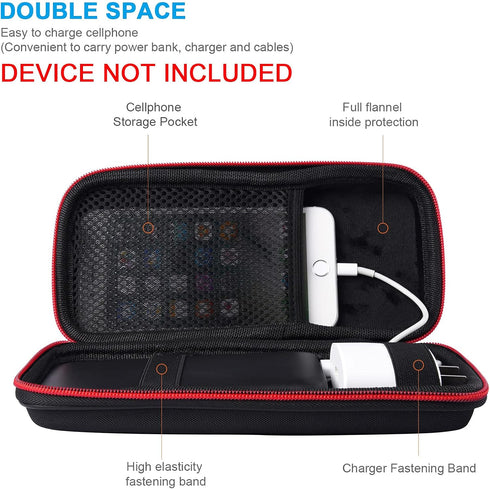 Power Bank Hard Travel Case Medium Compatible with RAV Power, Anker, INIU, Miady, Black