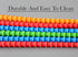 Multi Purpose Silicone Zip Ties, 20 pcs, 6 inch Cable Ties, Double Lock Twist Ties in Multi Color (Red, Blue, Green,