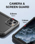 Raptic Shield for iPhone 11 Pro Max Case - Shockproof Protective Clear Case, Military 10ft Drop Tested, Black