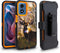 Shockproof Case for Motorola Moto G-Play 2024 - Belt Clip Holster, Built-in Screen Protector, Heavy Duty Cover