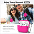 R-fun Compatible with AirPods 3 Case Cover, Silicone Protective Skin with Keychain for Apple AirPod 3rd Generation