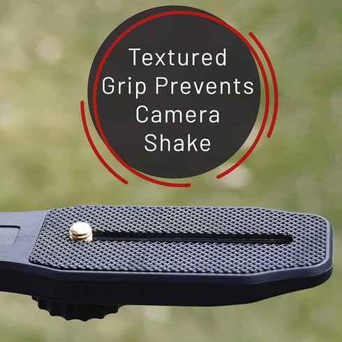 GENS Handheld Camera Stabilizer Grip - Universal U-Shaped Handle for DSLR, Mirrorless, Video Cameras