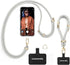 2 Pads Phone Lanyard Adjustable Crossbody Cell Phone Neck Strap Universal Mobile