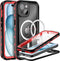 BEASTEK iPhone 15 Plus Waterproof Case, TRE Series MagSafe Shockproof Dustproof IP68 with Built-in Screen Protector