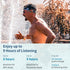 Swimming MP3 2-in-1, 10 5.4 Headset, Swimming, Bone Conduction Headphones with Open Ear Bluetooth Headphones and Player