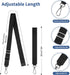 2 Pcs-1 Strap,1 Strap,2 CACOE Phone Lanyard Pcs Adjustable Neck Pcs Wrist Pads,Universal Crossbody Multifuctional Cell