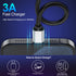 CyvenSmart 10ft USB C Type Charging Cable 3-Pack, Fast Charge for Samsung Galaxy S10 S9 S8 Plus (3A)