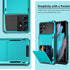 Vofolen for Galaxy S21 Ultra Wallet Case, Credit Card Holder, 4-Card Flip Cover, Dual Layer Protective Hybrid Hard