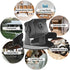 Homakover 2 Pack Acrylic Mini Circular Corner Shelf Mount for Security Cameras, Baby Monitors, Plants & More, Universal