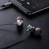 Silver Wired Earbuds Headphones with Microphone, Stereo Bass, Noise Isolation, Compatible with Smartphones, Tablets,
