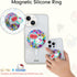 Sonix Magnetic Phone Grip, Removable Silicone Ring Loop Holder - Compatible with MagSafe | Hello Kitty Stickers