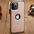 Casus Logo View Compatible with iPhone 12 Pro Max Case, Slim Premium Vegan Leather, Classic Luxury Thin Cover (Rose