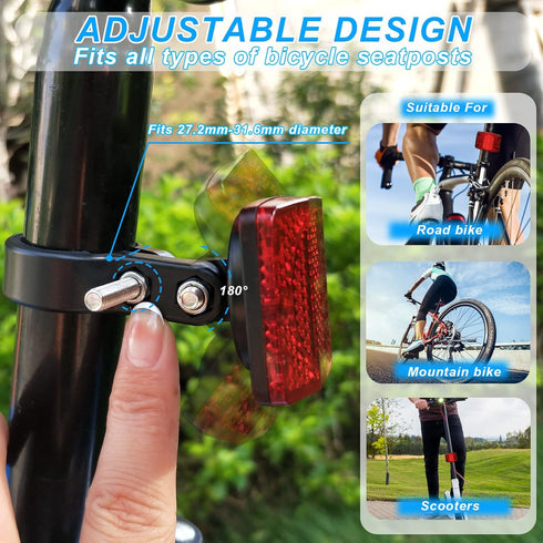 Airtag Bike Mount, Hidden GPS Tracker Case for Apple Airtag, Anti-Theft Holder for Bike, Scooter