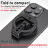 SHINEWEE 360 Stand,1/4" Dual Magnetic Ring Phone Mount - Foldable Rotation CNC Aluminum Screw,Cold Shoe Interface