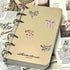 Tufeifrank 50PCS Watercolor Hanging Lantern and String Light StickersClear Tree Branch Scrapbook Stickers